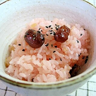 炊飯器で作る♪北海道風お赤飯